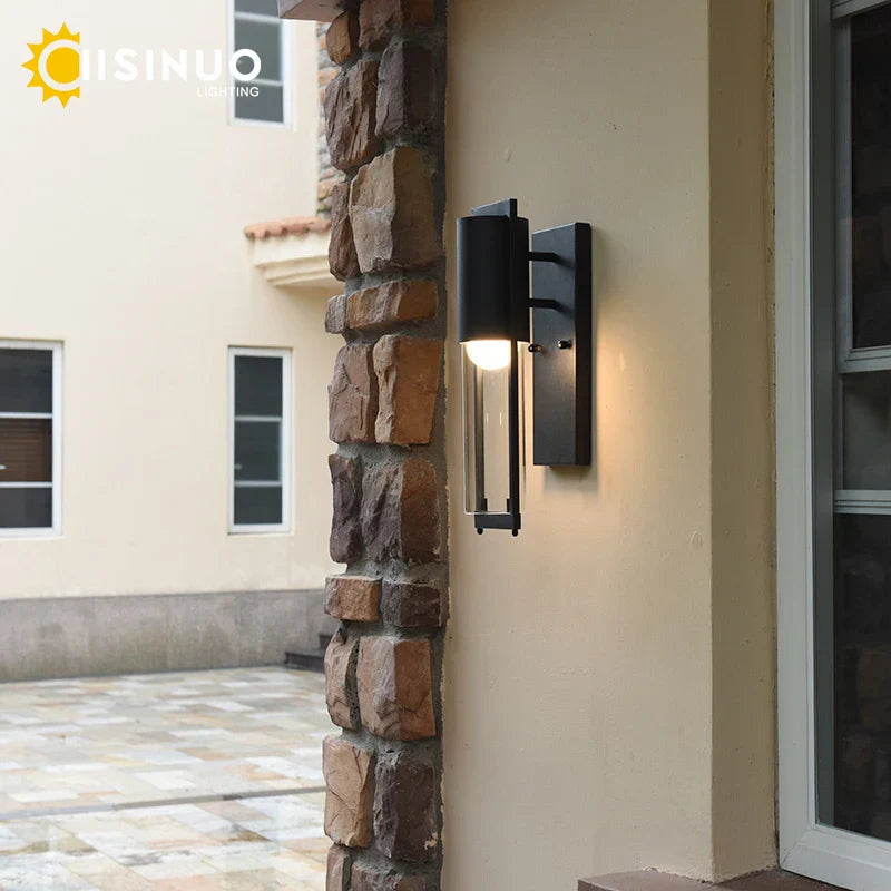 Vintage Bronze Outdoor LED Wall Light for Garden Porch Sconce Street Light