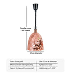 Electric Food Heat Lamp: Telescopic Pendant Light for Restaurant's Kitchen Fixtures