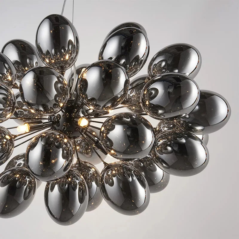 Elegant Grape Glass Chandelier for Luxury Home Decoration