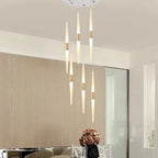 Long Chandelier LED Pendant Lamps for Home Lighting in Various Rooms