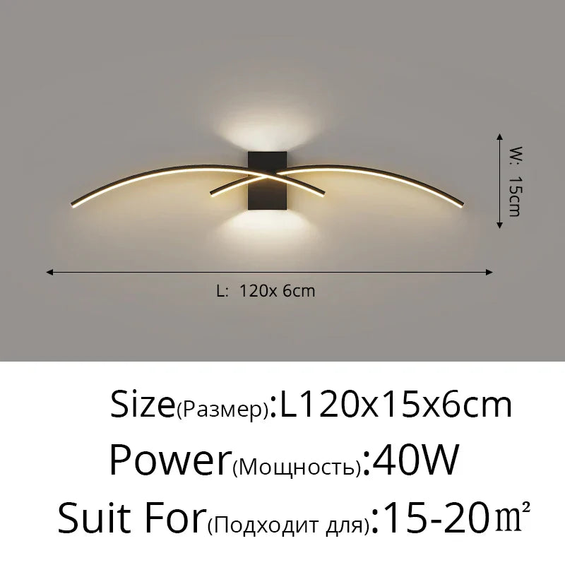 Modern LED Wall Lamp for Bedroom Closets Indoor Lighting Wall Decor