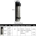 Crystal Bubble LED Outdoor Wall Lamp for Porch, Entryway & Garden