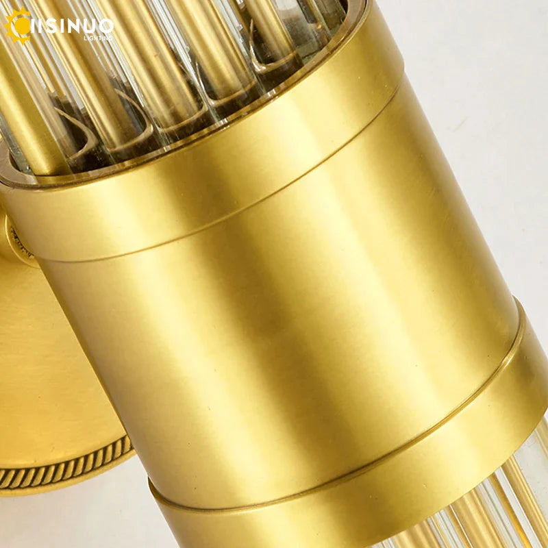 Copper Indoor Wall Sconce Light for Bedroom Living Room Hallway