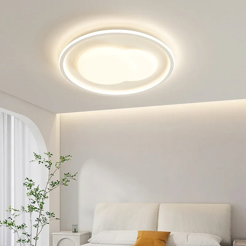 Nordic Minimalism Smart LED Ceiling Light for Modern Home Decor