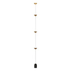 Modern Metal Floor Lamp with Marble Decor for Living Room