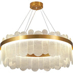 Modern Crystal Glass Chandelier Light for Living Room Dining Bedroom Kitchen Décor