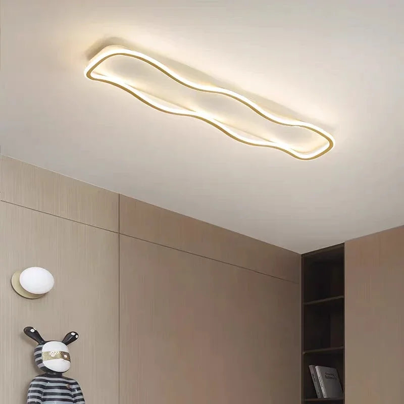 Modern LED Ceiling Light for Living Room, Bedroom, Foyer: Nordic Minimalist Design