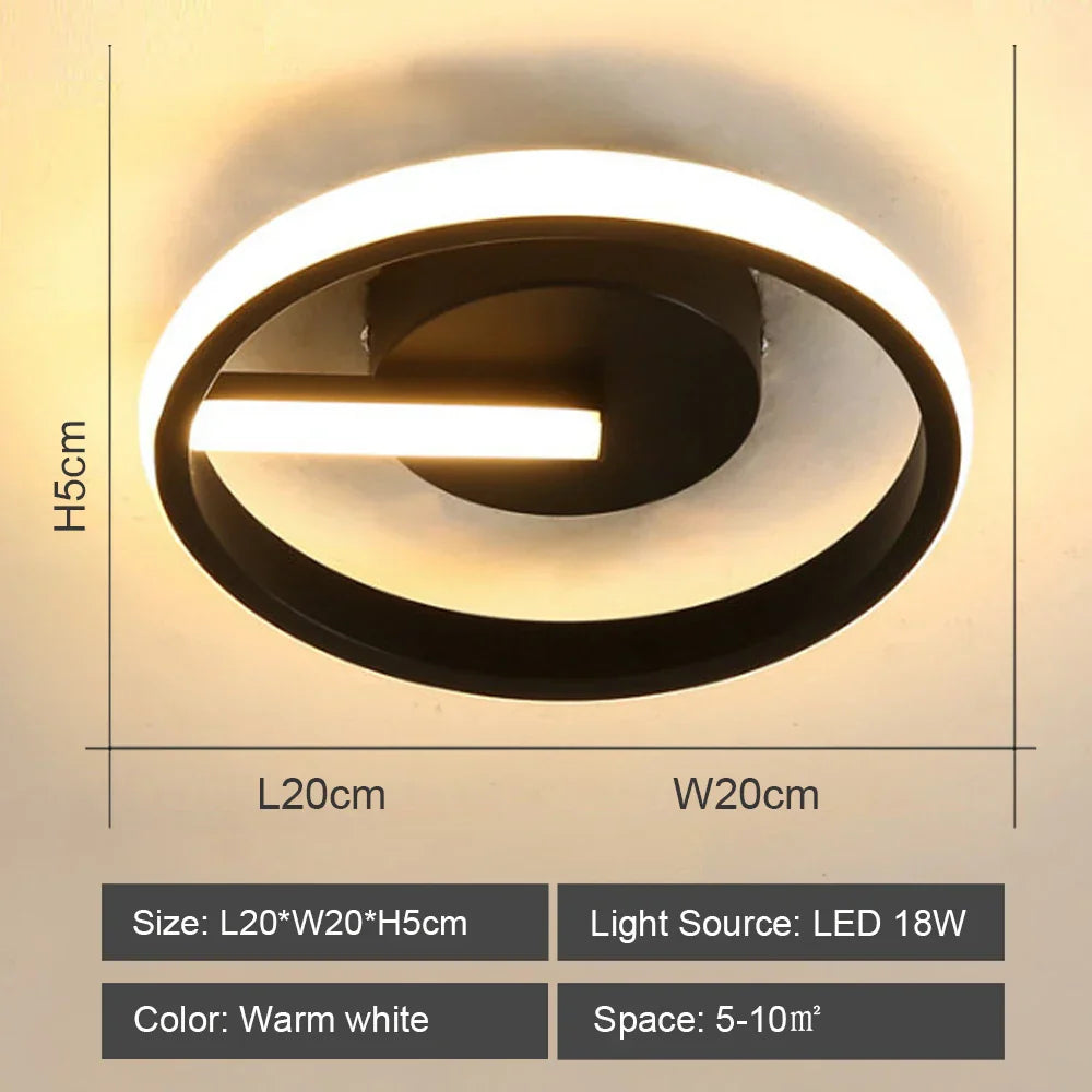 Nordic LED Ceiling Chandelier Acrylic Decor Modern Indoor Lighting