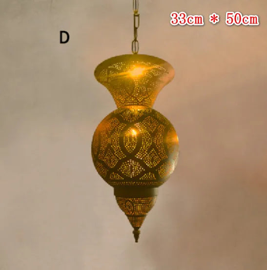 Turkish Pendant Lamp: LED Morocco Lighting for Restaurant, Bar, and Hallway