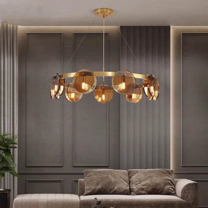 Modern LED Pendant Chandeliers for Home Decor Living and Dining Room Lighting