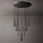 Retro Villa Led Crystal Pendant Chandelier for Elegant Home Decor