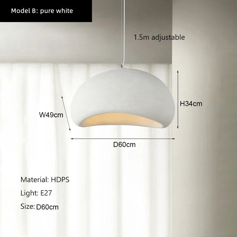 Wabi-sabi Pendant Light for Home Decor, Modern Chandelier for Living Room, Bedroom, Dining Area