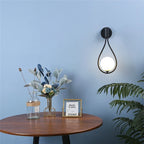 Metal Glass Ball Wall Lamp: Modern Nordic Design for Living Room, Bedroom, Aisle & Staircase
