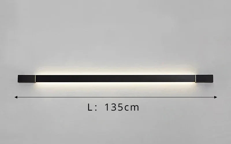 Long Rotatable LED Wall Lamps for Modern Minimalism Design