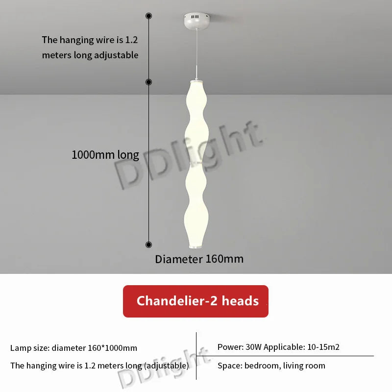 Modern Design LED Pendant Lights for Living Dining Bedroom Chandeliers