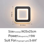 Modern Touch Sensor LED Wall Lamps for Indoor Lighting