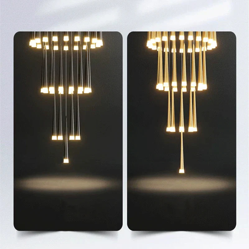 Modern Loft Chandelier LED Ceiling Light for Living Room Hallway