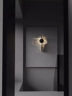 Rotatable Stainless Steel Art Wall Lamp for Bedroom Living Room