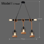Industrial Rustic Pendant Lights Indoor Lamp for Living Dining Room Home Décor