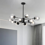 Glass Ball LED Chandelier for Bedroom and Dining Room
