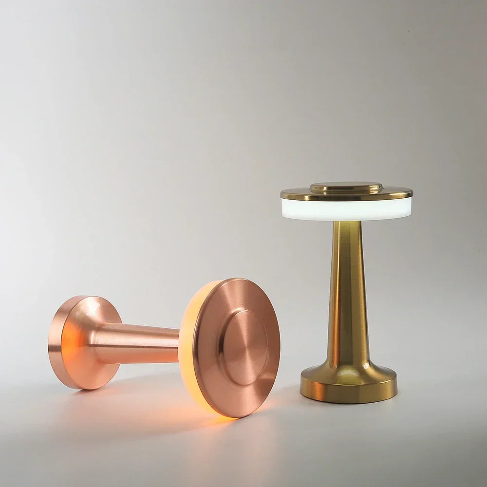 Touch LED Charging Table Lamp for Dining Hotel Bar Coffee Desk, Living Room Decor