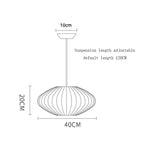 Scandinavian Japanese Chandelier Pendant Lamp Staircase Dining Hall Bar Lighting