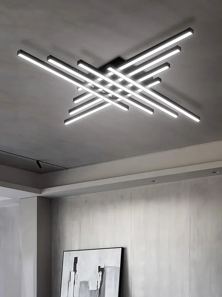 Linear LED Ceiling Lamp for Living Room Bedroom Lighting Fixtures