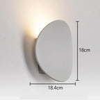 Modern Nordic Aluminum LED Wall Lamp for Living Room Bedroom Bedside Sconce