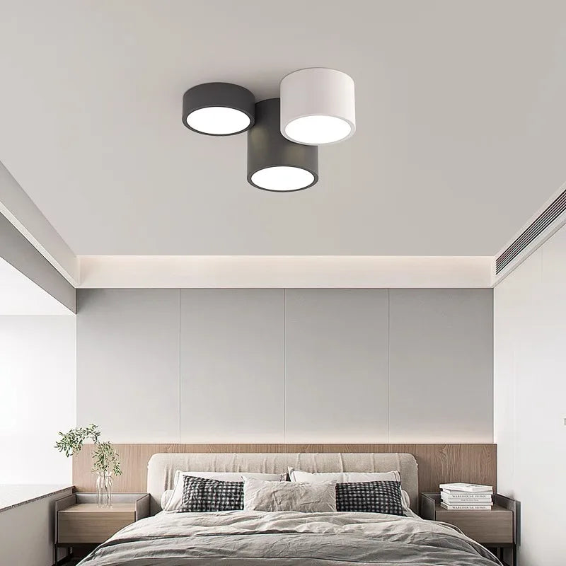Cylinder LED Ceiling Lamp for Living Room and Bedroom Decor