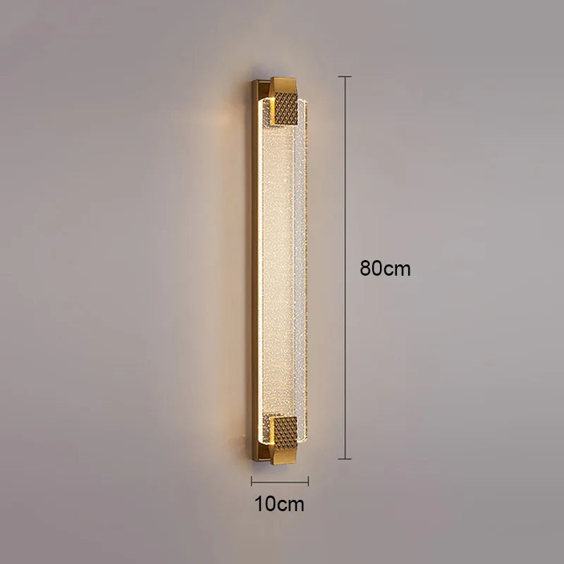 Modern Gold Black LED Wall Lamp for Bedroom Living Room Decoration