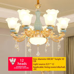 Luxe European Chandelier for Living Room, Bedroom, Dining Hall - Modern, Elegant Design