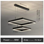 Modern LED Chandelier for Home Interior Decor Bedroom Living Room Lighting