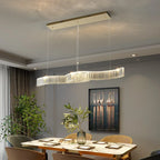 LED Crystal Chandelier: Luxury Modern Dining Room & Kitchen Island Lighting
