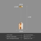 Double Glass Wall Art Light - Luxury Nordic Style for Bedroom and Aisle Decor