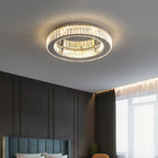 Crystal Round Ceiling Lamp for Modern Minimalist Indoor Lighting décor