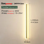 Outdoor Waterproof LED Wall Light Strip for Garden and Porch Lighting