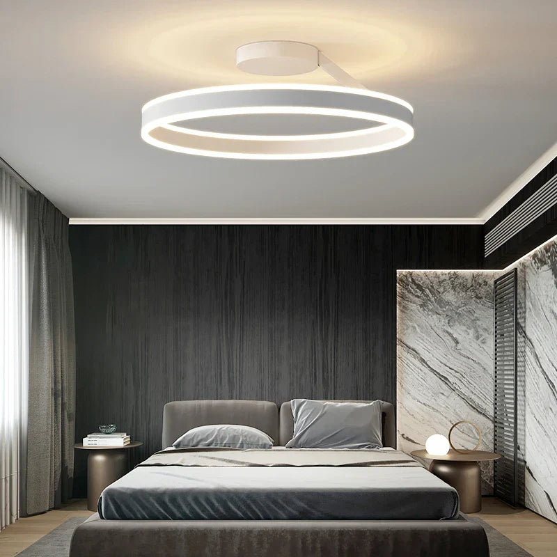 Modern Ring LED Ceiling Light for Bedroom and Living Room