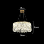 Crystal Chandelier: Luxury Bedroom & Living Room Lighting