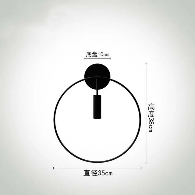 Revolta Nordic Wall Light: Minimalist Designer Bedside Lamp for Corridor and Lounge