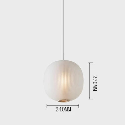 Black Glass Ball Nordic Design LED Table Light for Bedroom and Living Room