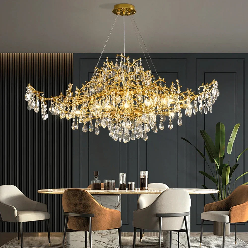 Luxury Luster Indoor Chandelier Lighting for Living Room, Hotel, and Restaurant