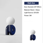 Modern LED Resin Table Lamp Luxury Creative Design Night Light