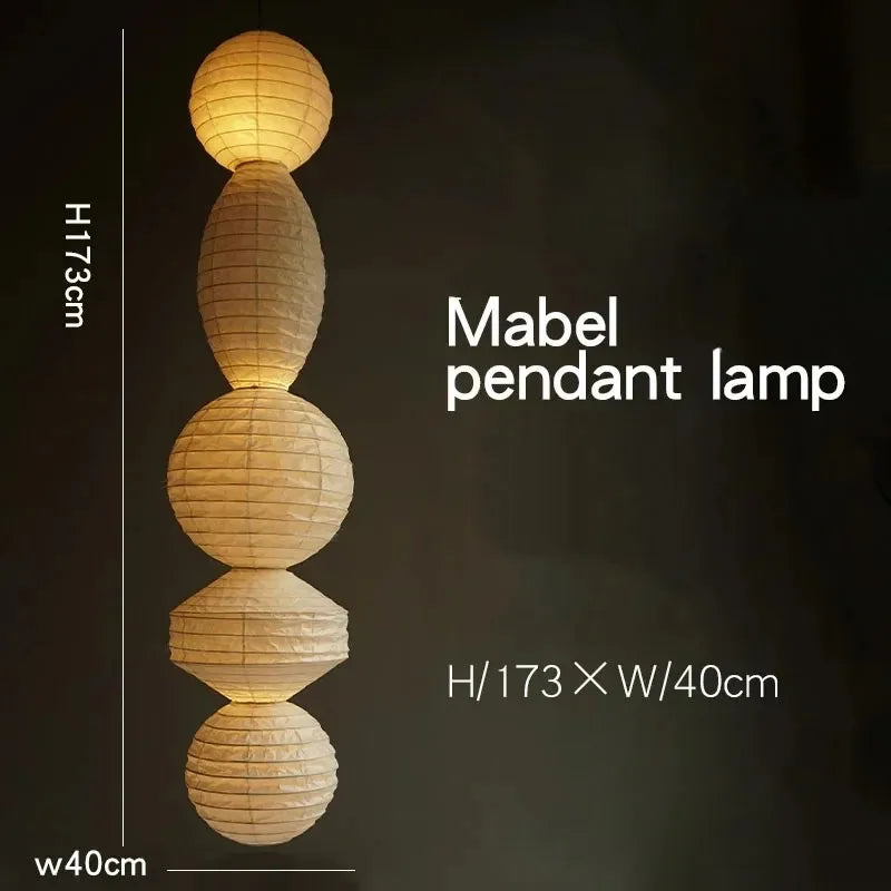 Noguchi Paper Lantern Pendant Lamp for Creative Living Spaces