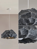 Rock Shape LED Chandelier - Nordic Resin Pendant Lamp for Living Room