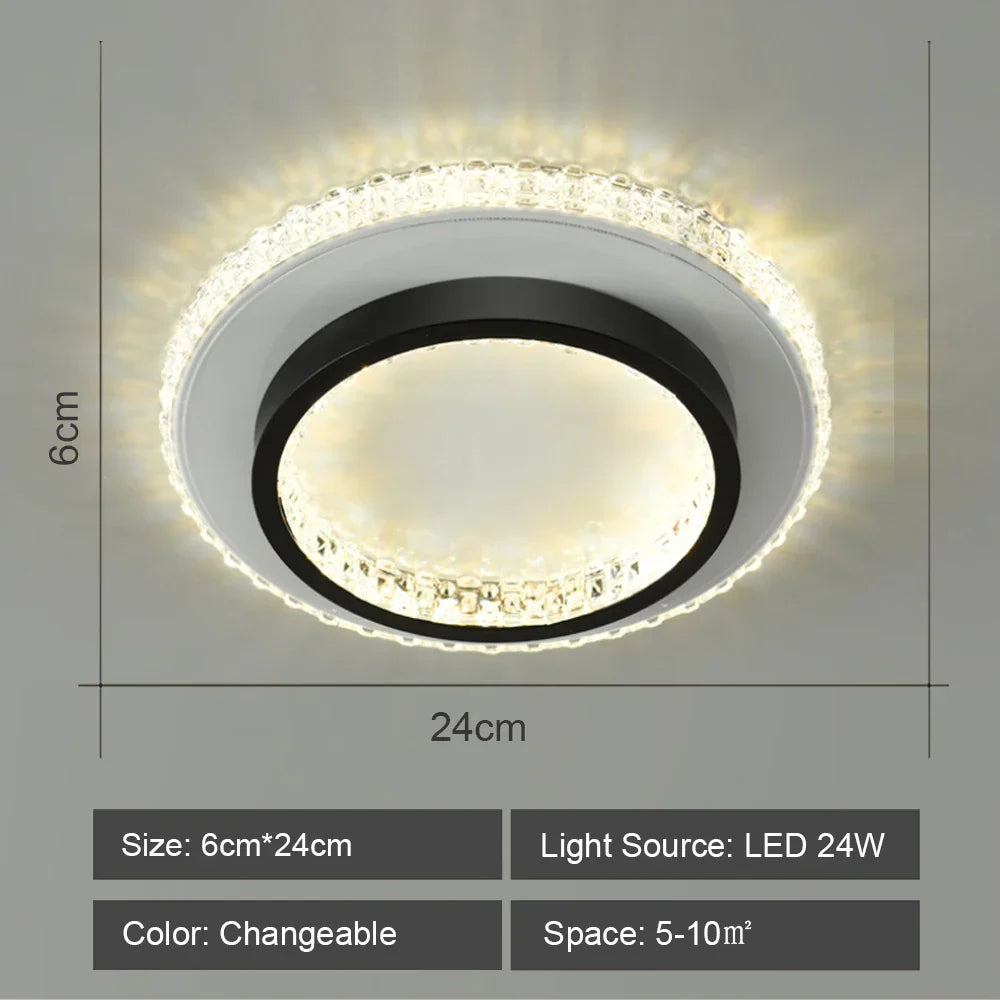 Nordic LED Ceiling Chandelier Acrylic Decor Modern Indoor Lighting