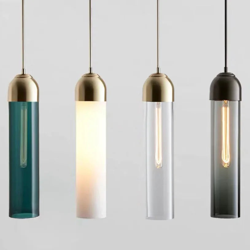 Glass Pendant Lamps for Bedroom Kitchen Dining Room Decor Lighting