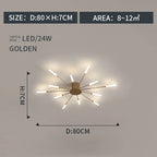 Modern Designer Fireworks LED Chandelier for Living Room Dining - Home Decor Lighting