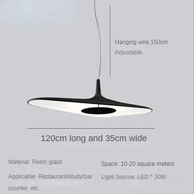 Irregular Art Pendant Lamp Modern Living Room Ceiling Chandelier