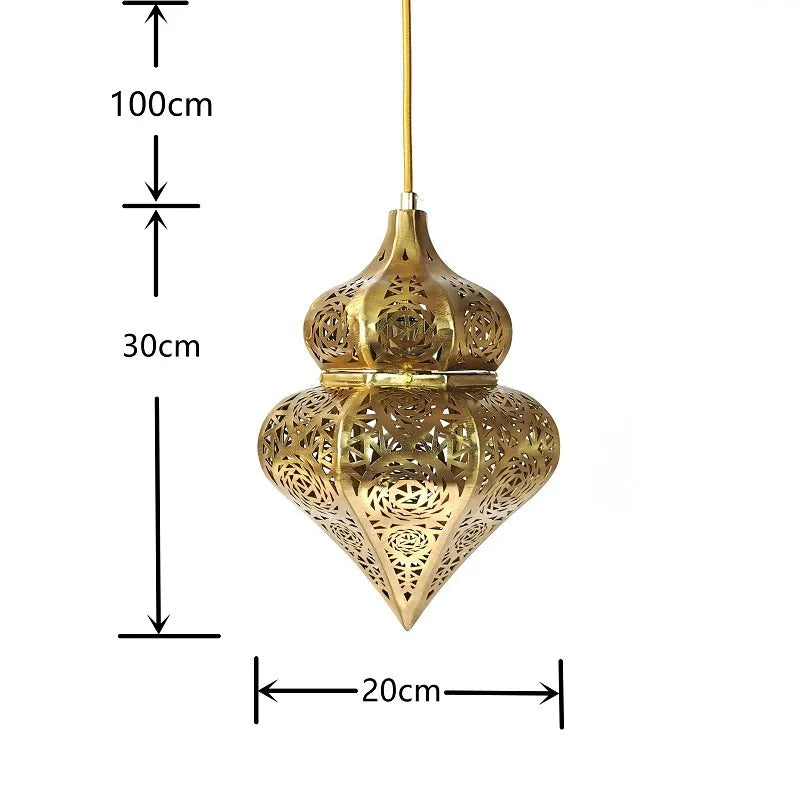 Turkish Pendant Lamp: LED Morocco Lighting for Restaurant, Bar, and Hallway