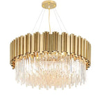 Crystal Gold Chandeliers: Modern Luxury for Villa Living Room - Nordic Design